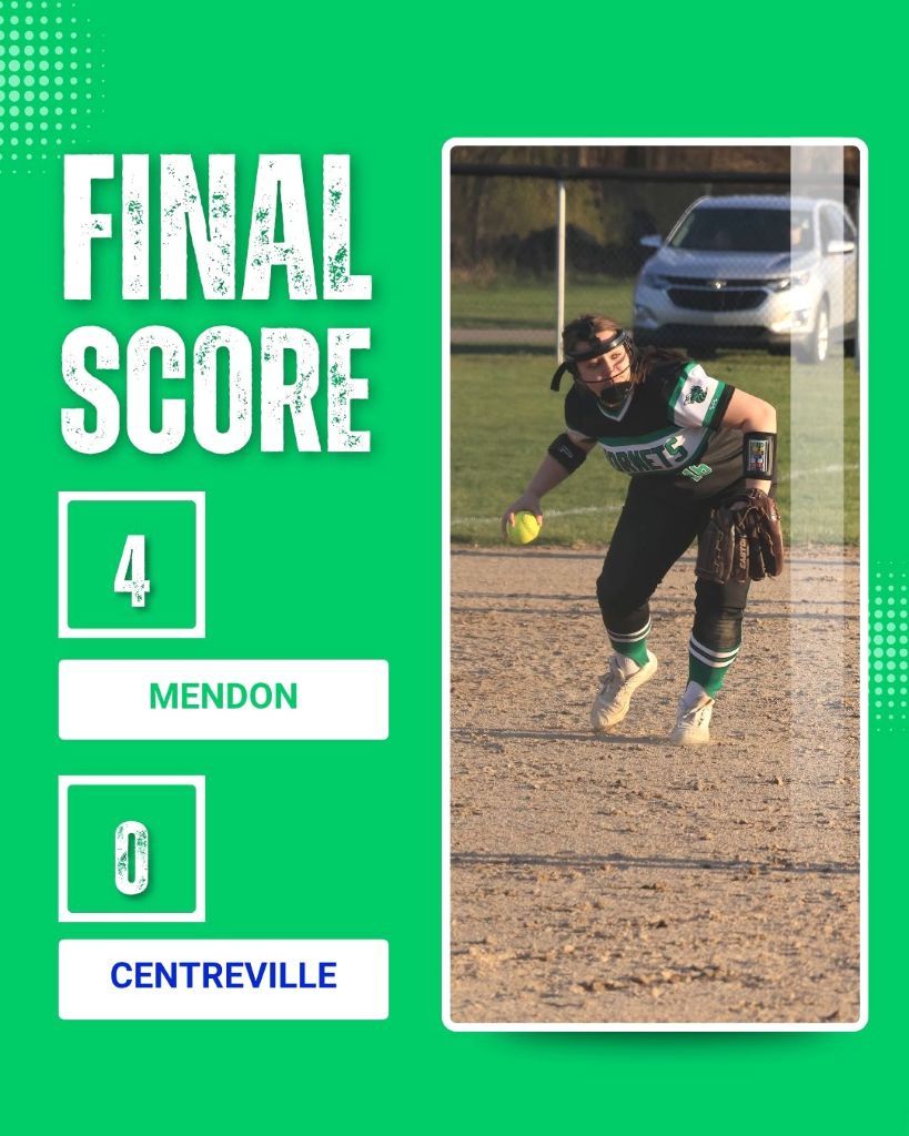 Mendon tops Centreville 4-0 in softball